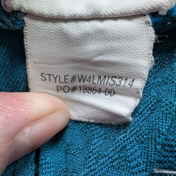 prAna Misty Yoga Leggings Jacquard Print Teal Low Rise Yoga Women's size Small - Picture 11 of 14